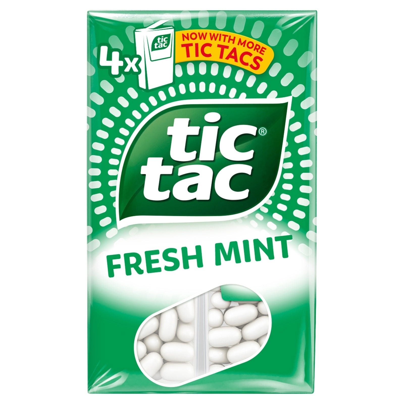 Tic Tac Fresh Mint 72gm | High Quality Chocolate & Sweets Online - Product Image Tic Tac Fresh Mint 72gm | High Quality Chocolate & Sweets Online - Product Image
